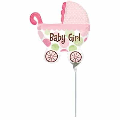 Baby Afd1458- Baby Buggy GIRL Standard Foil Balloon