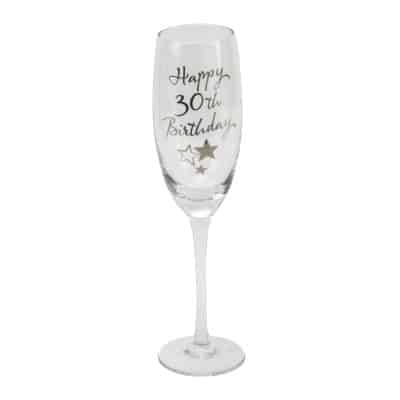 Milestones Champagne Flute - 30th Birthday
