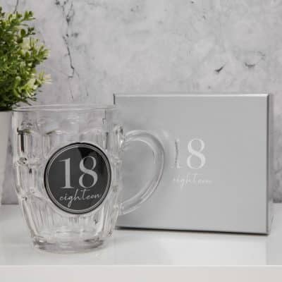 Milestones Glass Tankard - 18