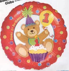 0074-18" FOIL FIRST WISH H B-DAY