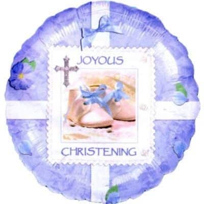 0219-18" FOIL BLESSING CHRISTENING S40