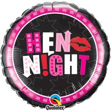 Wedding HEN Night Party Standard Foil Balloon 18" / 45cm