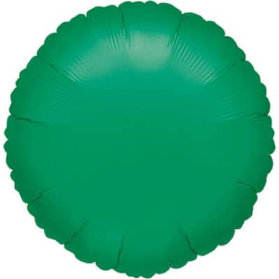 Solid Circle Green Standard Foil Balloon 18" / 46cm