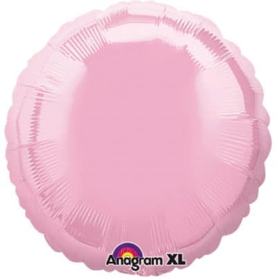 Solid Shape Iridescent Pearl Pink Standard Foil Balloon