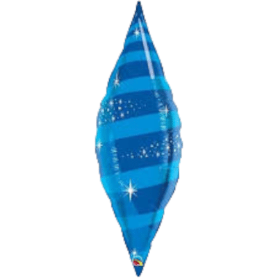 Solid Shape Sapphire Blue Blue Super Shape Foil Balloon 27" / 69cm