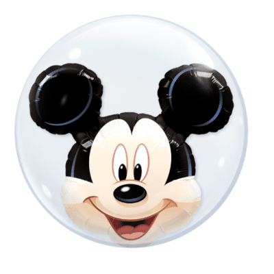License Disney Mickey Mouse Double Bubble Foil Balloon 24" / 61cm
