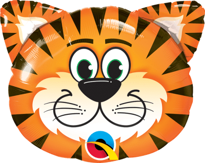 Animal Afd1424- Tickled Tiger Standard Foil Balloon 14" / 36cm