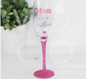 True Mothers Day Prosecco Glass - Mum In A Million