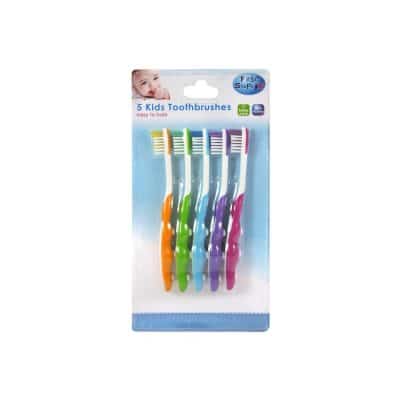 Soft Toys B Toothbrush Kids Pk/5, Neutral Colors Soft Toy 14cm