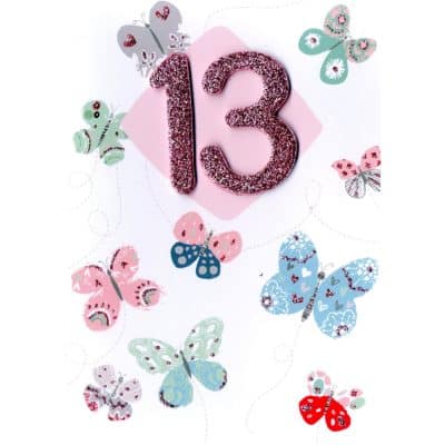 Age 13 F - butterflies