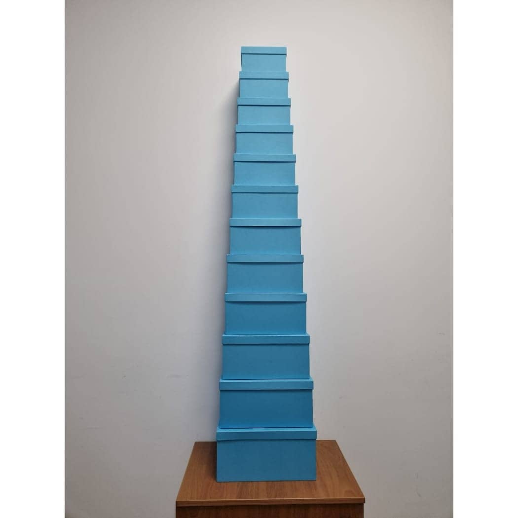 BABY BLUE SQUARE BOX