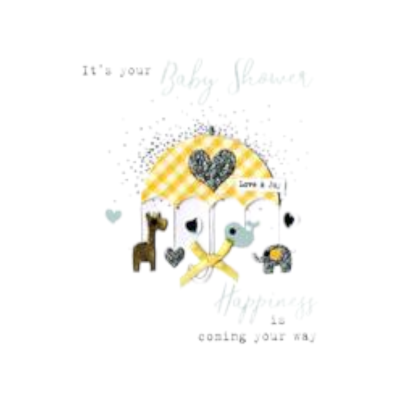 Baby Shower - Gingham Umberlla